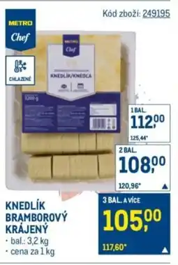 Makro Knedlík bramborový krájený nabídka