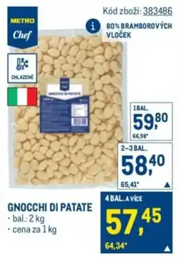 Makro Gnocchi di patate nabídka