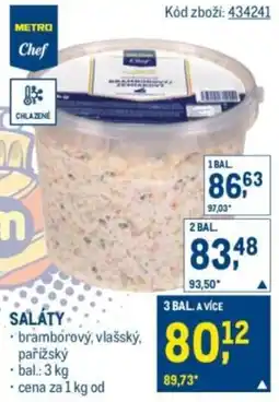 Makro Saláty nabídka