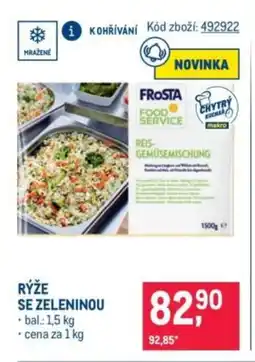 Makro Rýže se zeleninou nabídka