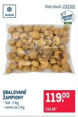 Makro Obalované žampiony nabídka