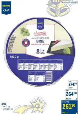 Makro Metro Chef Brie nabídka