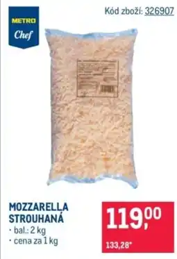 Makro Mozzarella strouhaná nabídka