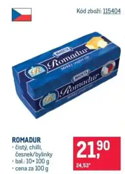 Makro Madeta Romadur nabídka