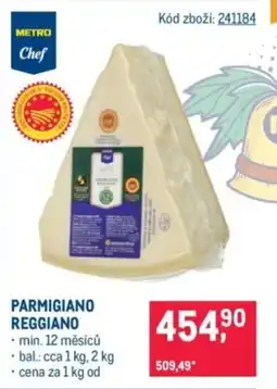 Makro Metro Chef Parmigiano reggiano nabídka