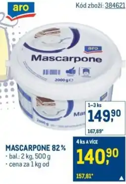 Makro Mascarpone 82% nabídka