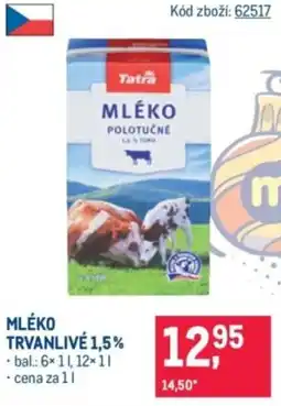 Makro Tatra Mléko trvanlive 1,5% nabídka