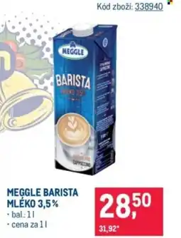 Makro Meggle barista mléko 3,5% nabídka