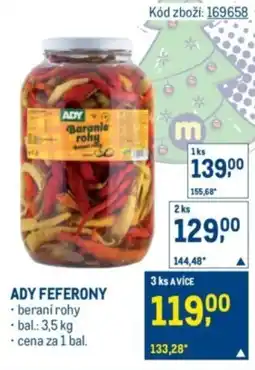 Makro Ady feferony nabídka