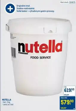 Makro Nutella nabídka