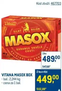 Makro Vitana masox box nabídka