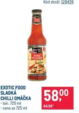 Makro Exotic food sladká chilli omáčka nabídka