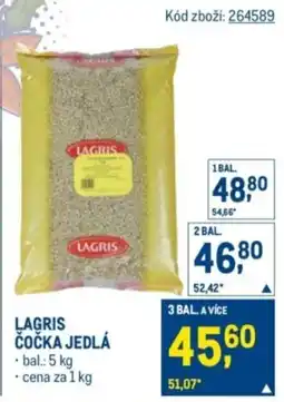 Makro Lagris čočka jedlá nabídka