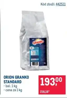 Makro Orion granko standard nabídka