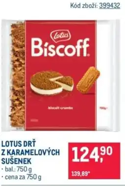 Makro Lotus drť z karamelových sušenek nabídka