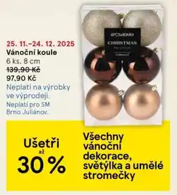 Tesco Vánoční koule nabídka