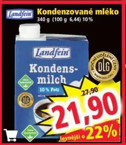 Norma Landfein Kondenzované mléko nabídka