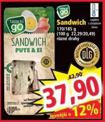 Norma SANDWICH nabídka