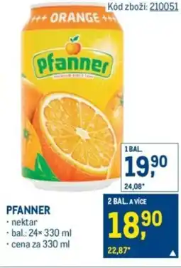 Makro Pfanner nabídka