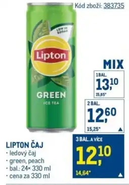 Makro Lipton čaj nabídka