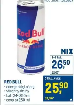 Makro Red Bull nabídka