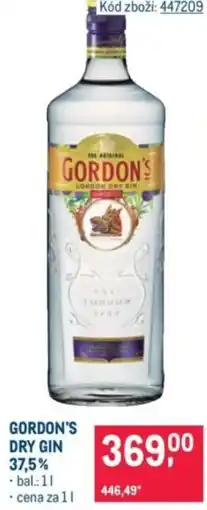 Makro Gordon's dry gin 37.5% nabídka
