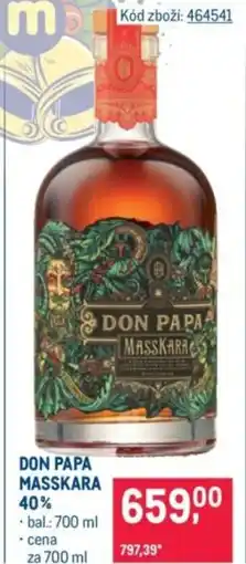 Makro Don papa masskara 40% nabídka