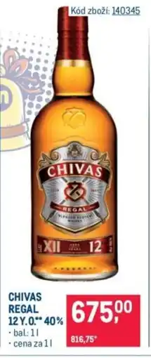 Makro Chivas regal 12 y.0 nabídka