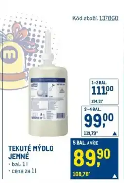Makro Tekuté mýdlo jemné nabídka