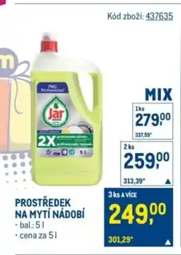 Makro Jar Prostředek na mytí nádobí nabídka