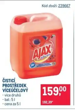 Makro AJAX Čisticí prostředek víceúčelový nabídka