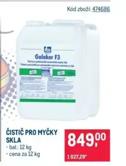 Makro Čistič pro myčky skla nabídka