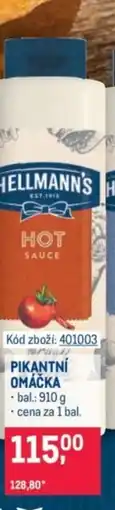 Makro HELLMANN'S Pikantní omáčka nabídka