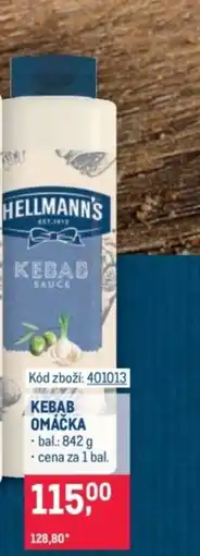 Makro HELLMANN'S Kebab omáčka nabídka