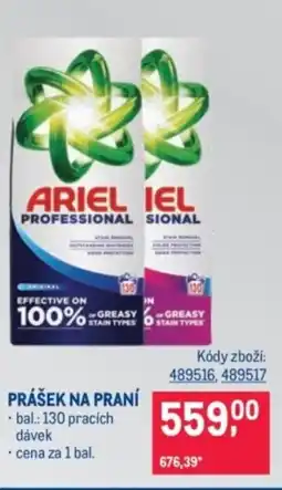 Makro ARIEL Prášek na praní nabídka