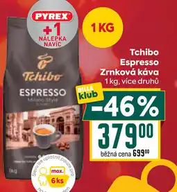 Billa Tchibo Espresso Zrnková káva nabídka