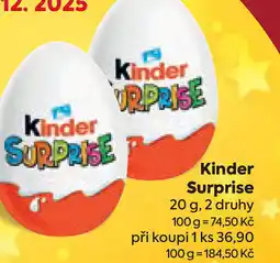 Billa Kinder Surprise nabídka