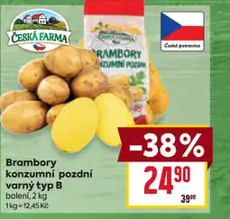 Billa Brambory konzumní pozdní varný typ B nabídka