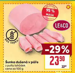 Billa Šunka dušená v páře nabídka