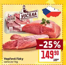 Billa Vepřové řízky nabídka