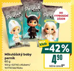 Billa Mikulášský baby perník nabídka