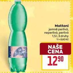 Billa Mattoni nabídka