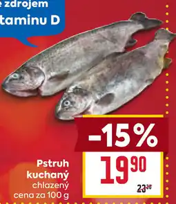 Billa Pstruh kuchaný nabídka