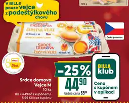 Billa Srdce domova Vejce M nabídka