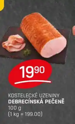 Flop Kostelecké uzeniny Debrecínská pečeně nabídka