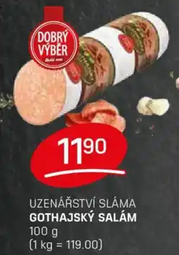 Flop Uzenářství sláma Gothajský salám nabídka