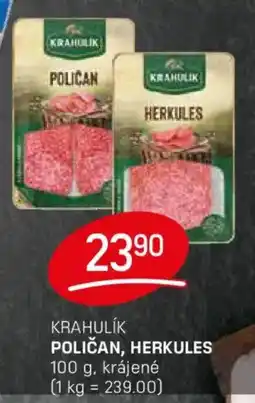 Flop Krahulík Poličan, herkules nabídka