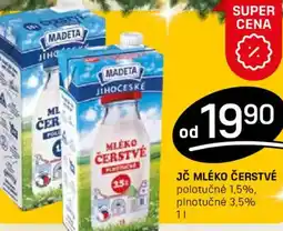 Flop MADETA Jč mléko čerstvé nabídka