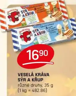 Flop Veselá kráva sýr a křup nabídka