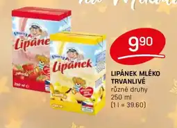 Flop Lipánek mléko trvanlivé nabídka